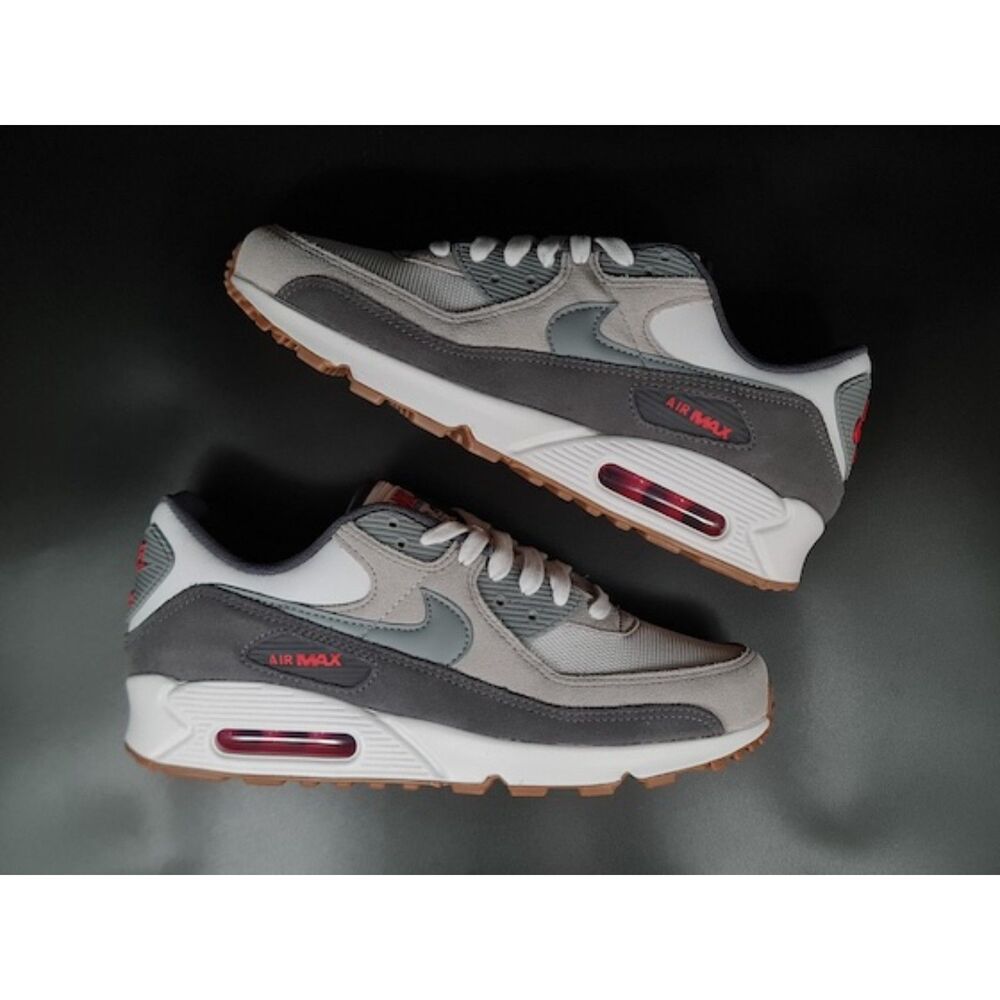 Nike Air Max 90 Premium 'Summit White College Grey. SIZE 9.5 - IW6954-121
